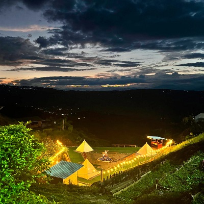 Glamping de lujo en Ebéjico